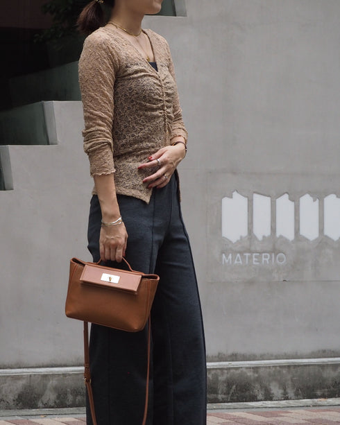 2WAYターンロックミニショルダーハンドバッグ 12-1174